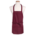 Chef Revival Chef 24/7®Front-of the-House Bib Apron - Burgundy 602BAFH-BG